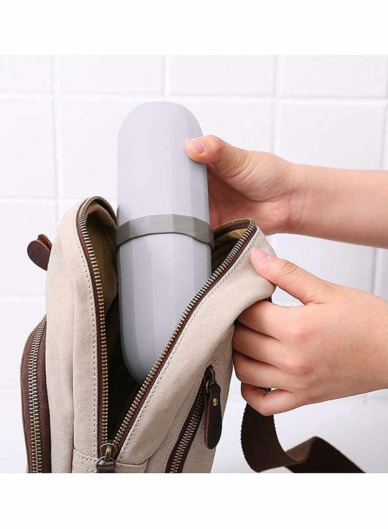Travel Toothbrush Case Plastic Mouthwash Cup Portable Set Creative Simple - Image 5