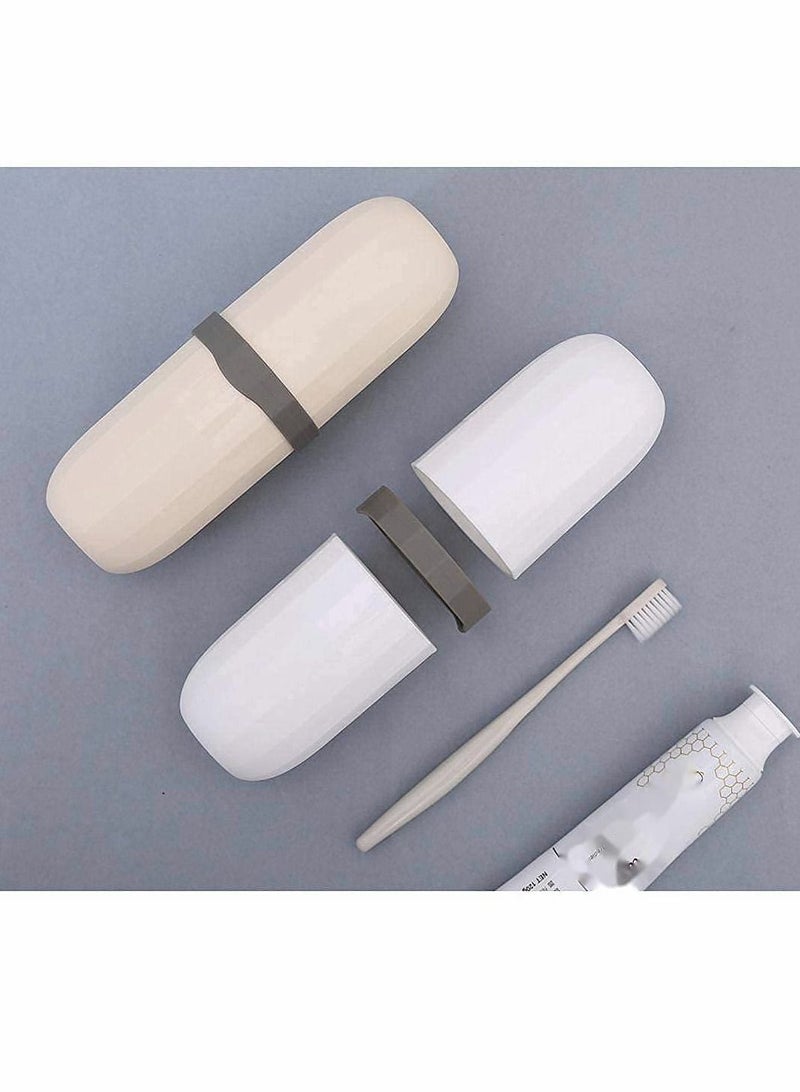 Travel Toothbrush Case Plastic Mouthwash Cup Portable Set Creative Simple - Image 4