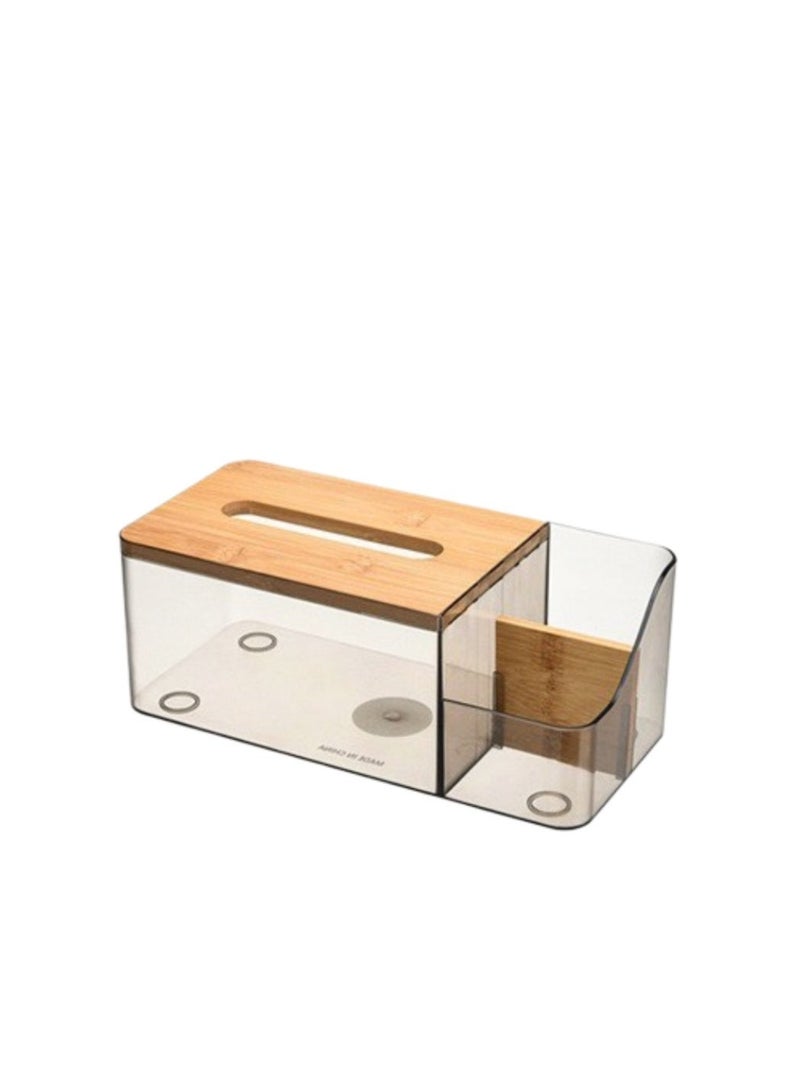 Wooden Tissue Box，Holder For Disposable Facial Tissues. Rectangular Wooden Tissue Box Stand Suitable For Bedrooms, Bathrooms, Living Rooms, And Kitchens - Image 3