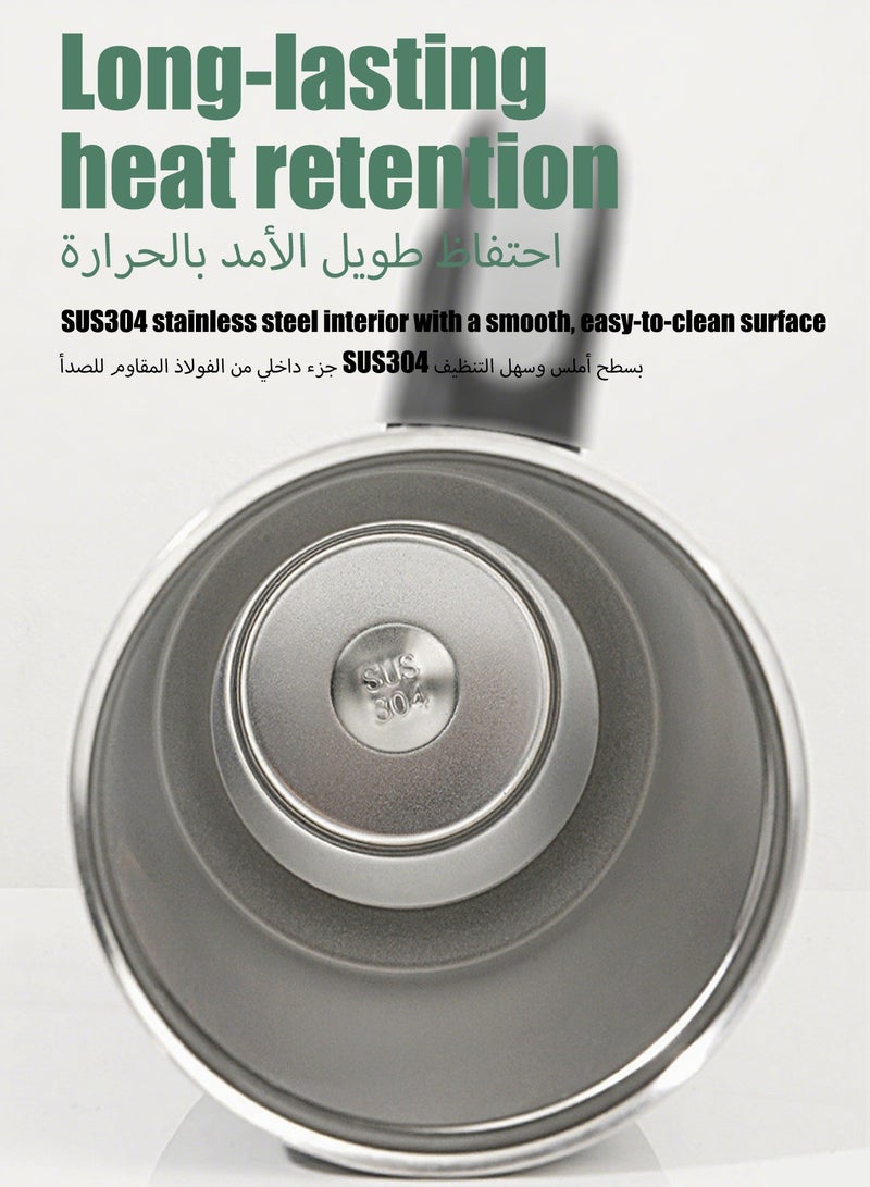 WEMART water bottle,water bottle stainless steel,Stainless steel water bottle with handle and straw,Stainless steel water bottle with handle and straw, capacity 40oz/1200ml, keeps hot or cold, suitable for office, travel, bedroom and car - Image 5