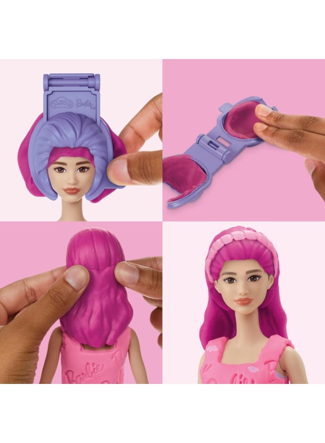Play-Doh Barbie Hearts and Hair Set, Make Doll Clothes with Modeling Compound & 10 Fashion Accessories - Image 3
