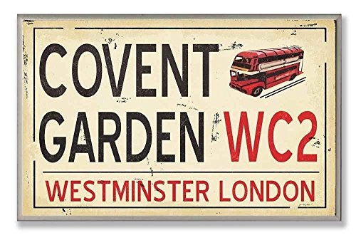 Stupell Industries Stupell Home Décor Covent Garden Wc2 London Underground Rectangle Wall Plaque, 10 x 0.5 x 15, Proudly Made in USA - Image 5