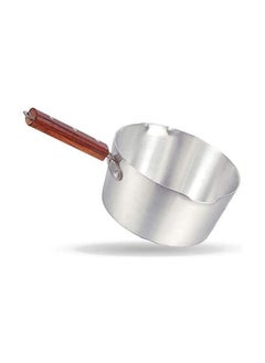 Aluminium Milk Pan With Wood Handle silver 2 Liters