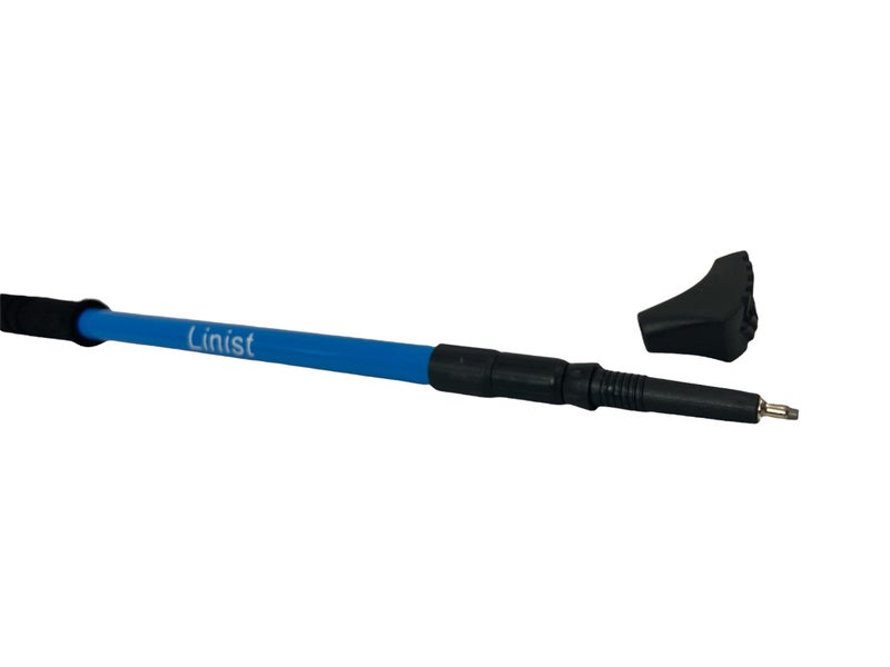 Linist Lightweight Aircraft-Grade Aluminum Trekking Pole with Extended Down Grip Plus Tip Kit and Carry Bag Walking Sticks for Hiking, Heavy Quality 7075 Aluminum with Cork Grip - Image 5