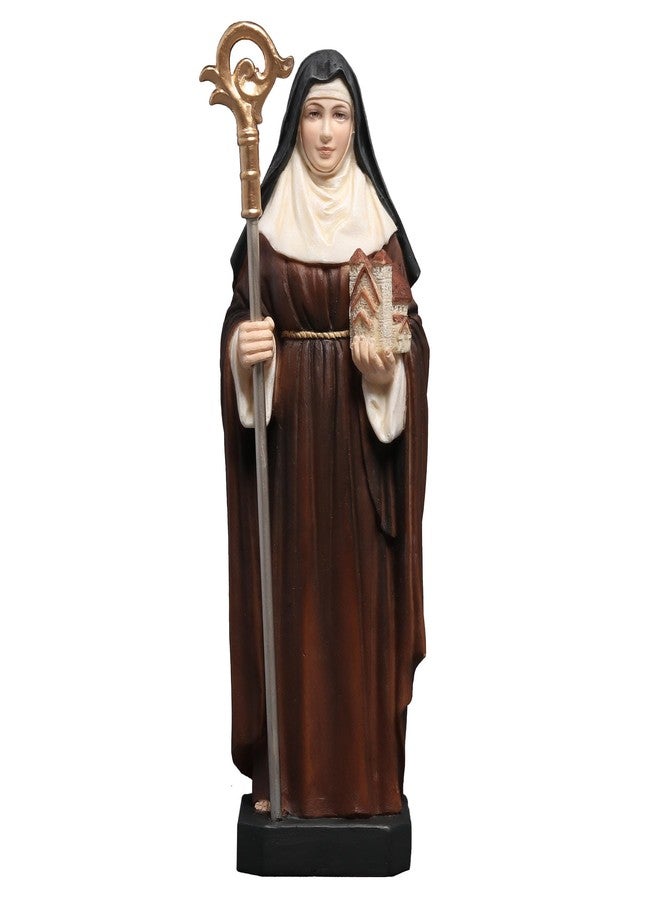 Veronese Design 6 1/2 Inch Saint Brigid of Kildare Polyresin Hand Painted Religious Collectible Figurine Statue - Image 1