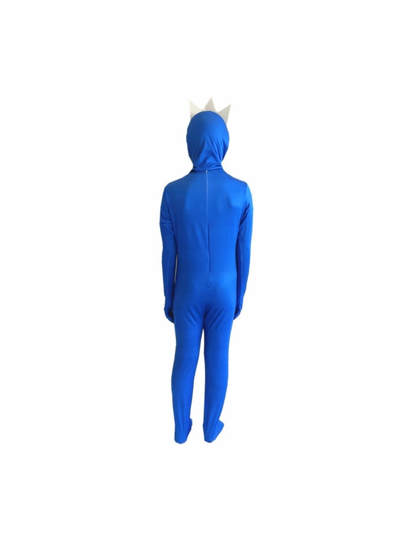 Rainbow Friends ROBLOX Costume Blue Monster Wiki Cosplay Horror Game Jumpsuit - Image 3