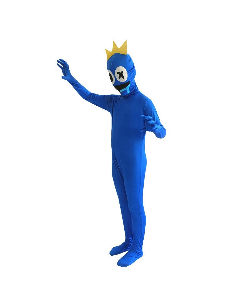 Rainbow Friends ROBLOX Costume Blue Monster Wiki Cosplay Horror Game Jumpsuit - Image 2