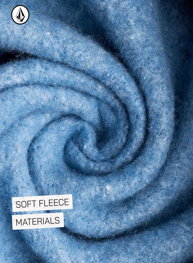 Volcom Toddler Boys Joggers Set - 2 Piece Fleece Pullover Hoodie and Jogger Pants - Matching Outfit for Little Boys (12M-7), Size 3T, Blue - Image 4