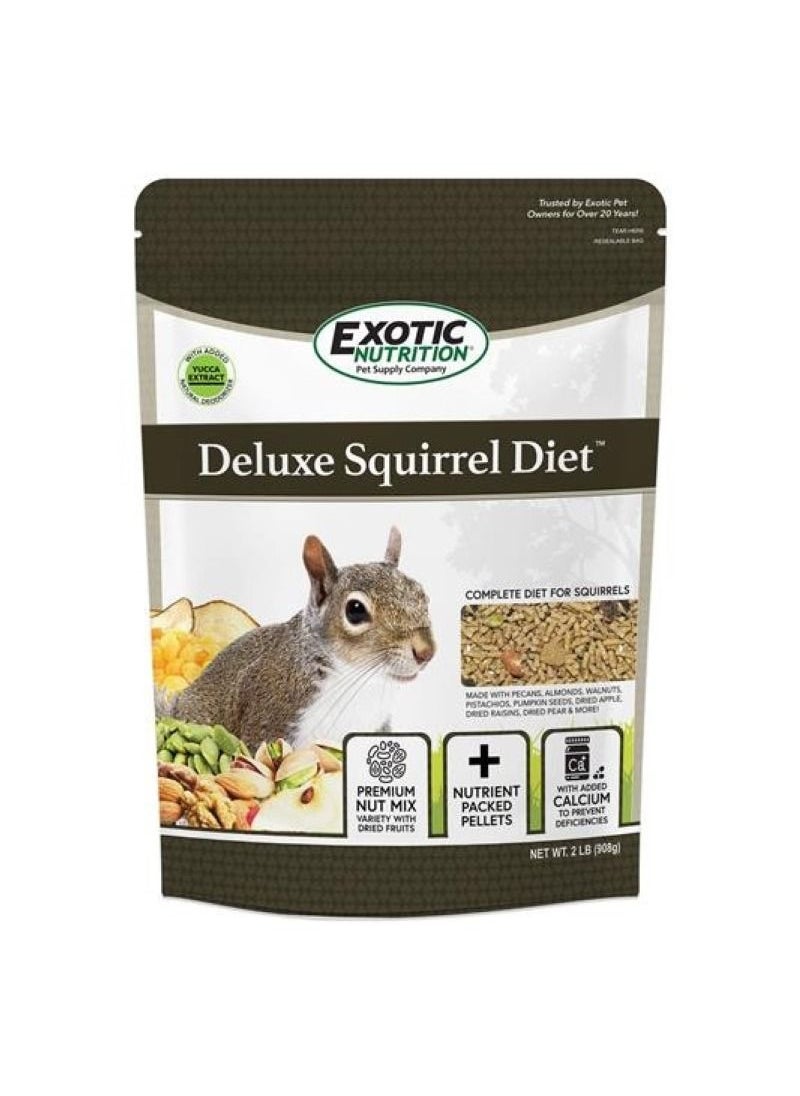 EXOTIC NUTRITION EXOTIC NUTRITION DELUXE SQUIRREL DIET 2LB  - Image 1