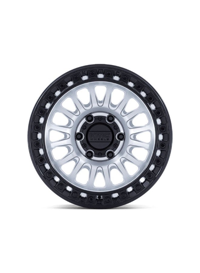 KMC KM552 IMS 17X8.5 6X139.7 ET25 CB106.1 MACHINED/MATTE BLACK LIP - Image 3
