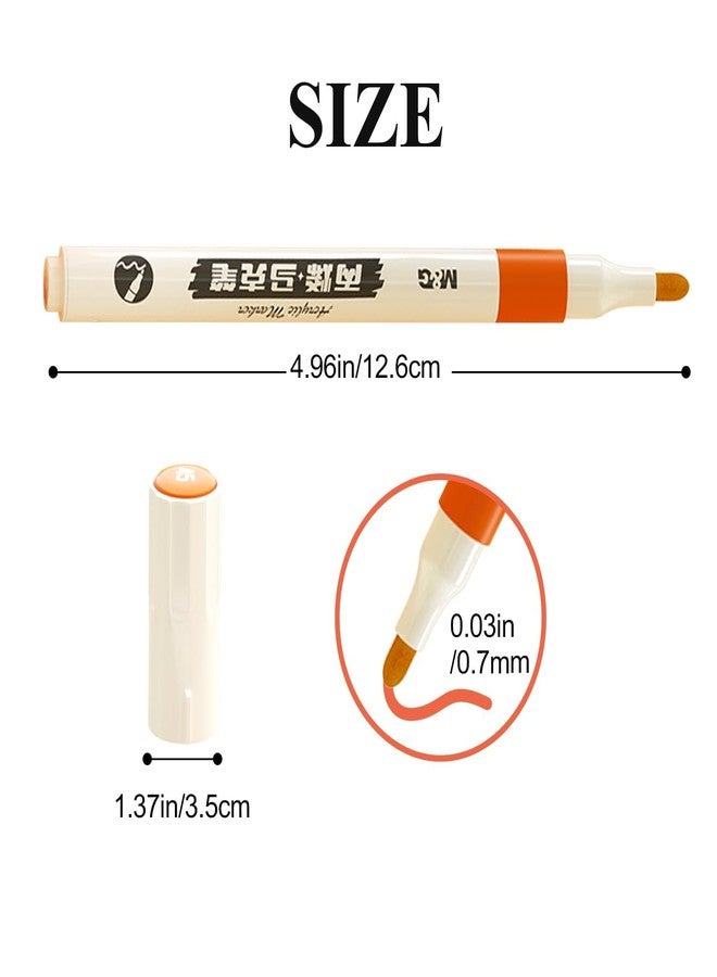 M&G 64 Colors Acrylic Paint Pens Markers with Medium Tip, Paint Markers for Rock Painting, Stone, Wood, Calligraphy, Canvas, Ceramic, Metal, Glass, DIY Crafts - Image 5