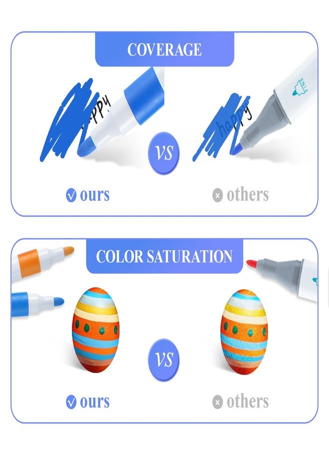 M&G 64 Colors Acrylic Paint Pens Markers with Medium Tip, Paint Markers for Rock Painting, Stone, Wood, Calligraphy, Canvas, Ceramic, Metal, Glass, DIY Crafts - Image 4