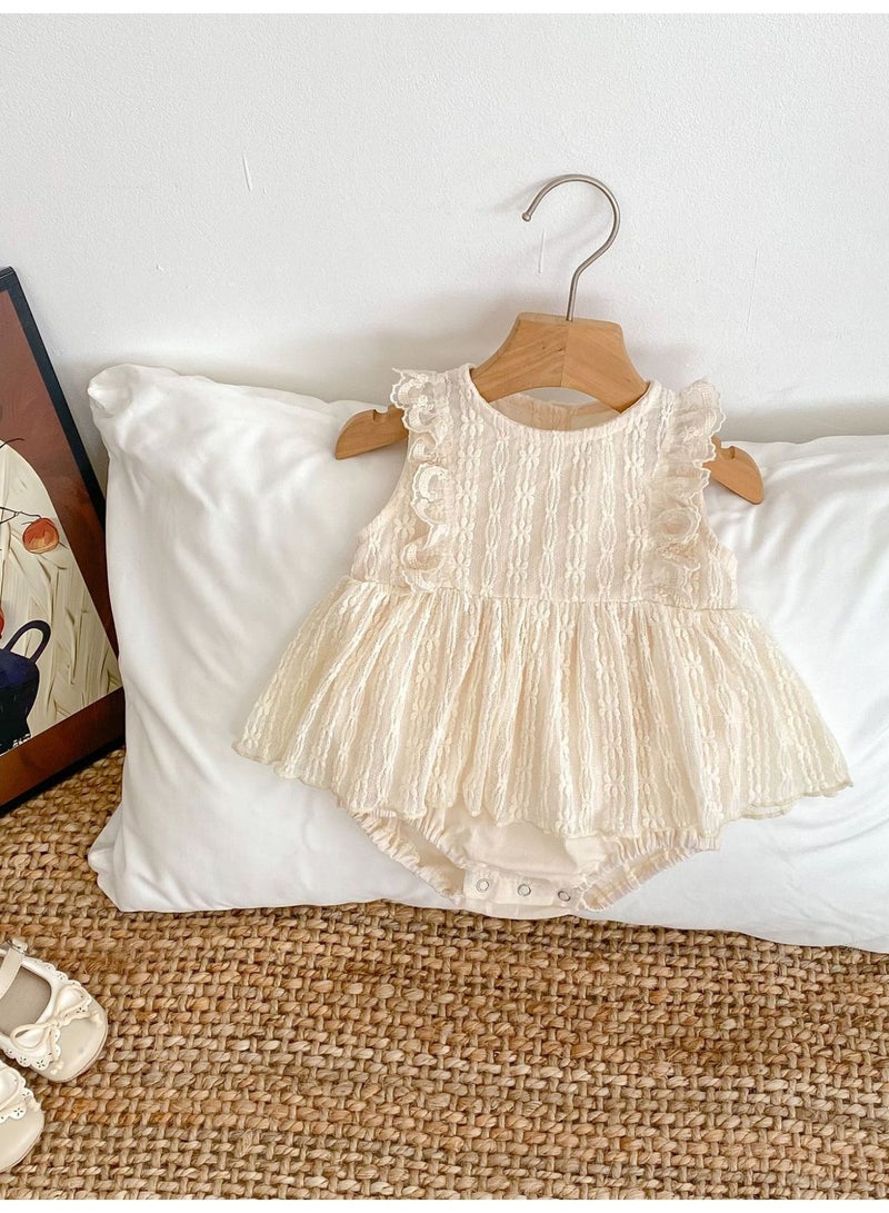 DOOKOO Summer Newborn Baby Flower Printing Romper Infant GIrls Cotton Clothing Casual Bowknot Bodysuit - Image 3