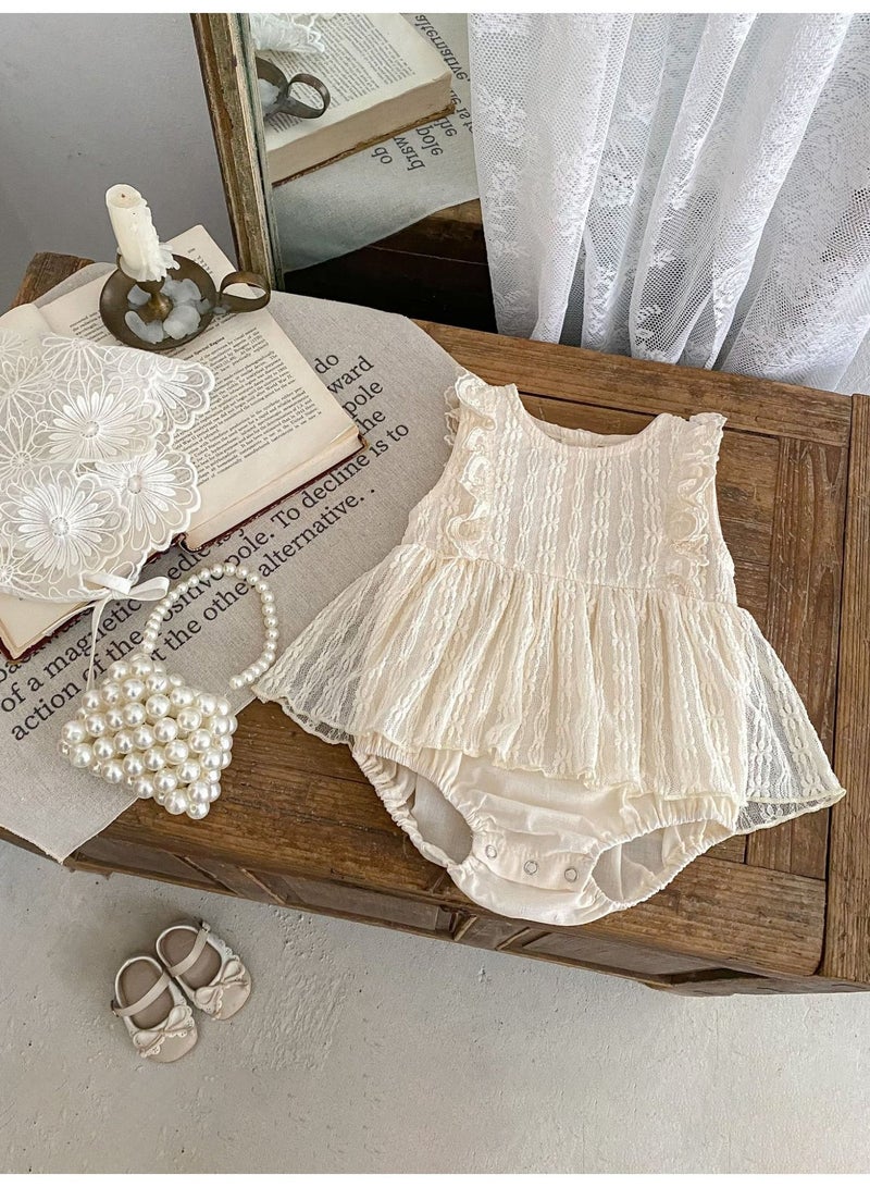 DOOKOO Summer Newborn Baby Flower Printing Romper Infant GIrls Cotton Clothing Casual Bowknot Bodysuit - Image 2