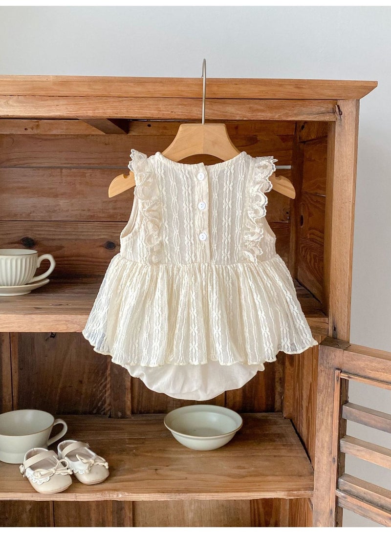 DOOKOO Summer Newborn Baby Flower Printing Romper Infant GIrls Cotton Clothing Casual Bowknot Bodysuit - Image 5