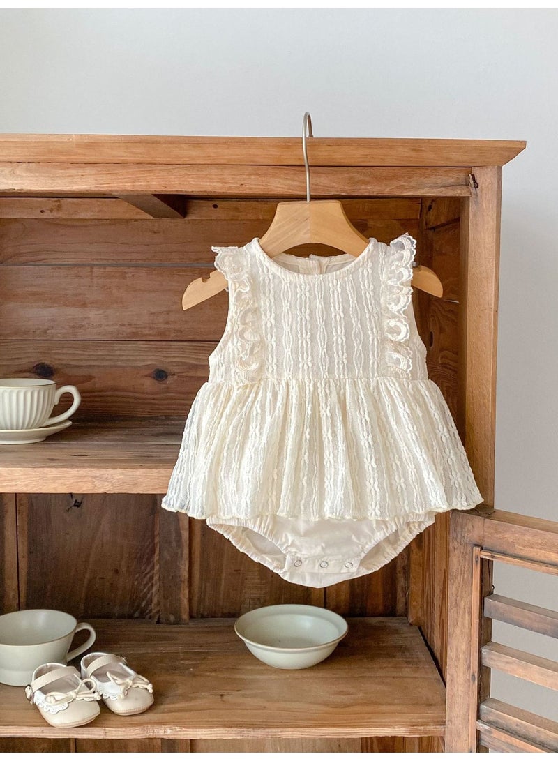 DOOKOO Summer Newborn Baby Flower Printing Romper Infant GIrls Cotton Clothing Casual Bowknot Bodysuit - Image 1