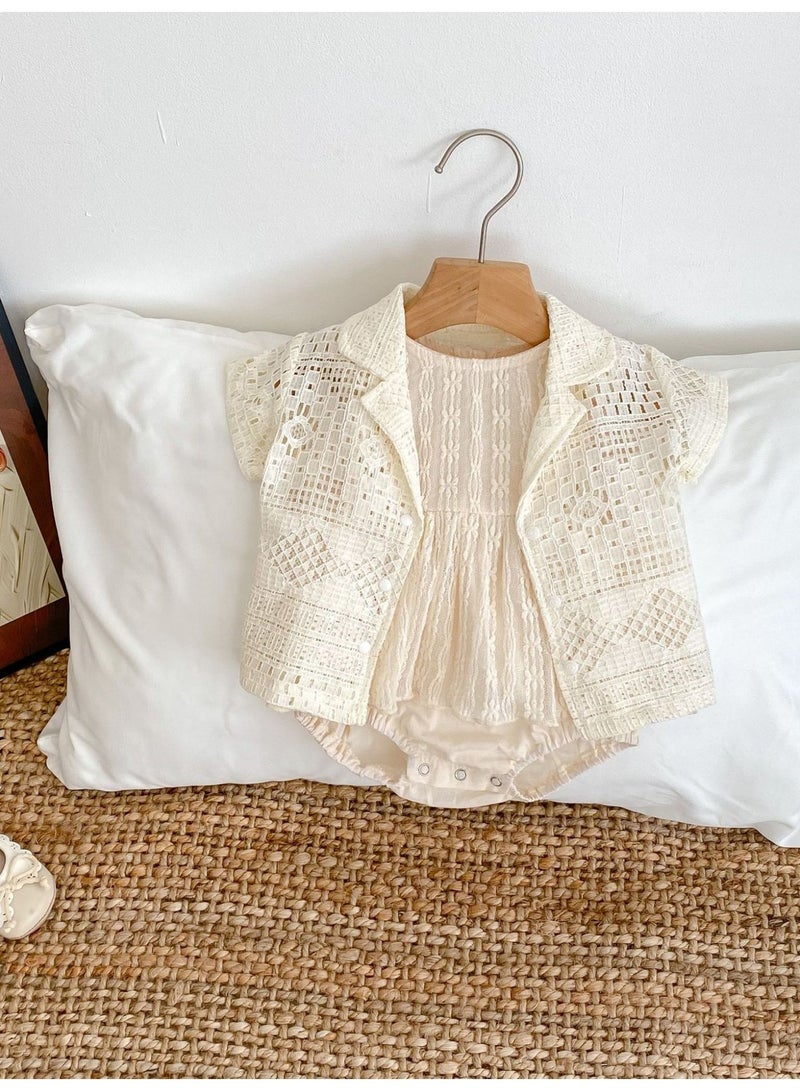 DOOKOO Summer Newborn Baby Flower Printing Romper Infant GIrls Cotton Clothing Casual Bowknot Bodysuit - Image 4