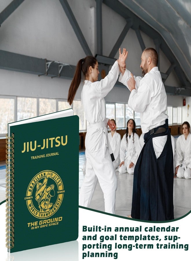 LKTHSEEK Jiu Jitsu Training Journal BJJ Notebook for Martial Arts 134 Pages PU Cover Spiral Bound A5 Size Planner Style Notebook to Log Techniques Goals and Rolling Notes Ideal for Gift - Image 5
