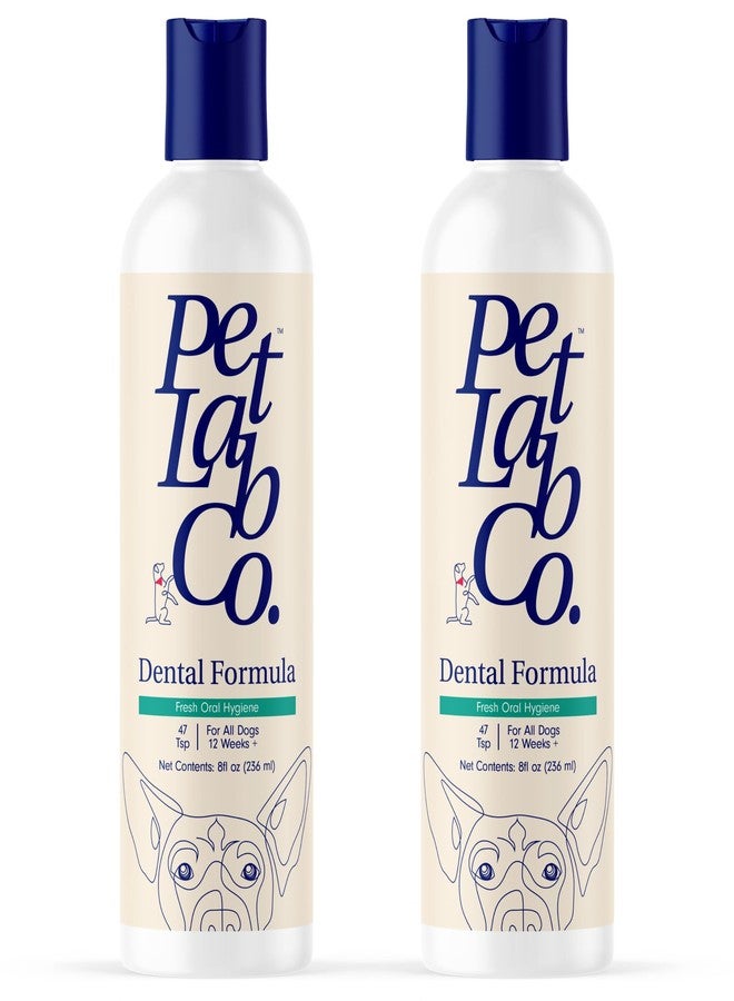 PetLab Co. Cat and Dog Dental Formula, Keep Dog Breath Fresh and Teeth Clean, Supports Gum Health - Water Additive Dental Care Targets Tartar, Pack of 2 - Packaging May Vary - Image 1
