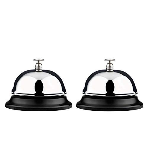 Comtrue Service Bell, Call Bell, Desk Bell, Big Button, 2Pack, Improved Version - Image 1