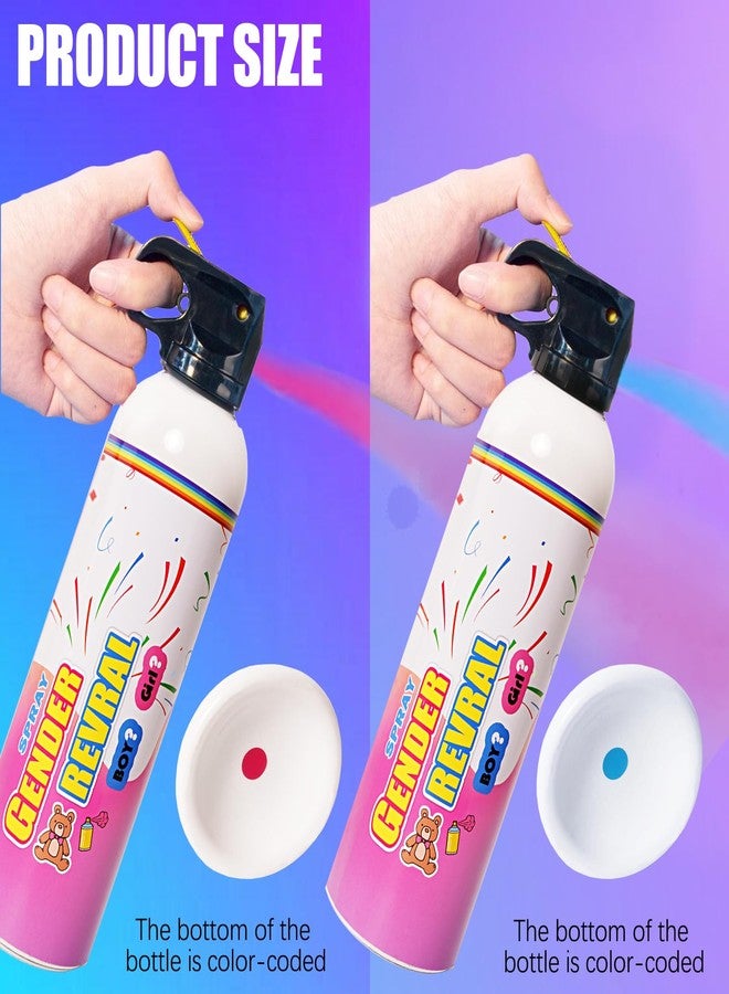 POPFRO Gender Reveal Creative Fire Extinguisher Party Baby Girl supplies 100% biodegradable Creative Party Decor Creative Gender Reveal (PINK 2 PCS) - Image 3
