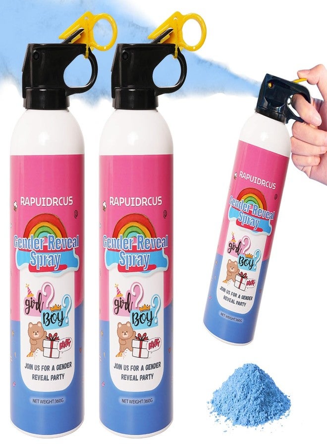 POPFRO Gender Reveal Creative Fire Extinguisher Party Baby Girl supplies 100% biodegradable Creative Party Decor Creative Gender Reveal (PINK 2 PCS) - Image 2