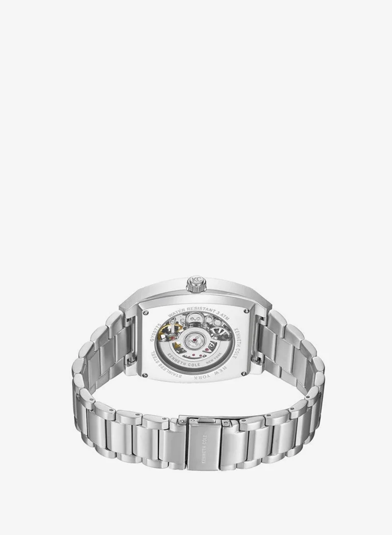 Kenneth Cole New York  Blue Dial Stainless Steel Bracelet Multifunction Watch for Men, 40mm for Men | Best Price UAE