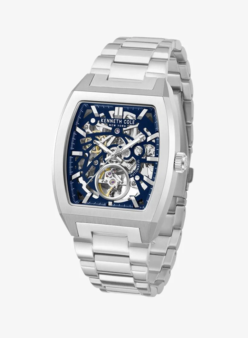 Kenneth Cole New York  Blue Dial Stainless Steel Bracelet Multifunction Watch for Men, 40mm for Men | Best Price UAE