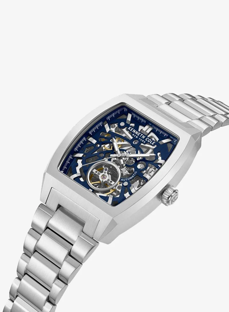 Kenneth Cole New York  Blue Dial Stainless Steel Bracelet Multifunction Watch for Men, 40mm for Men | Best Price UAE