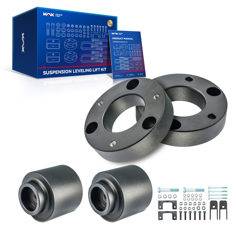 KAX 3 Front and 3 Rear Full Leveling Lift Kits Fit for 20072019 Tahoe 20072019 Yukon20072014 Suburban 1500 20152019 Suburban20152019 Yukon XL Struts Spacer Coil Spring Spacers Raise 3Inch