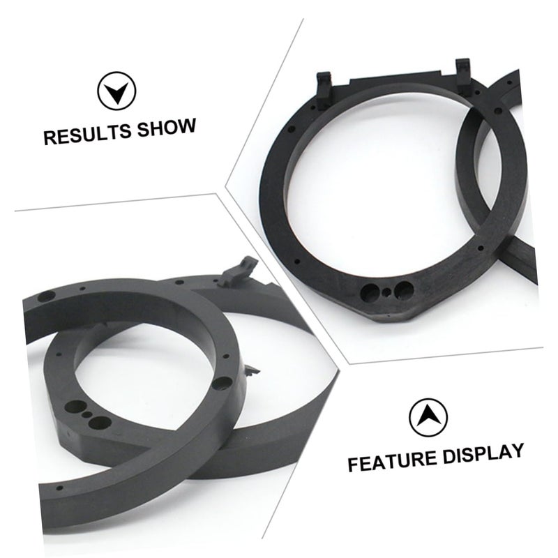 2Pcs Car Speaker Spacer Adapter Mounting Pad Mat Easy Installation Improves Sound Quality - Image 4