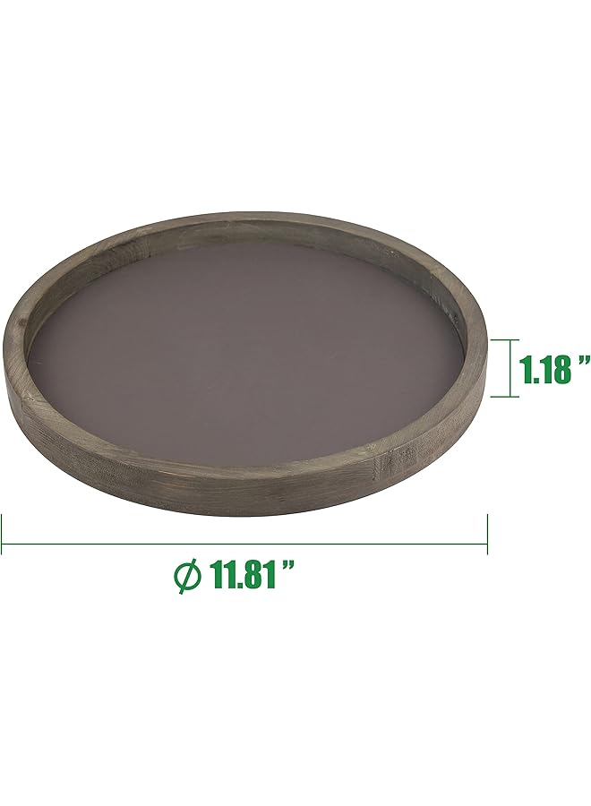 إيروريكس صينية حامل شموع ريفية من الخشب الطبيعي والمعدن، إكسسوارات ديكور منزلي لطاولة القهوة وطاولة الطعام الكبيرة - Image 4