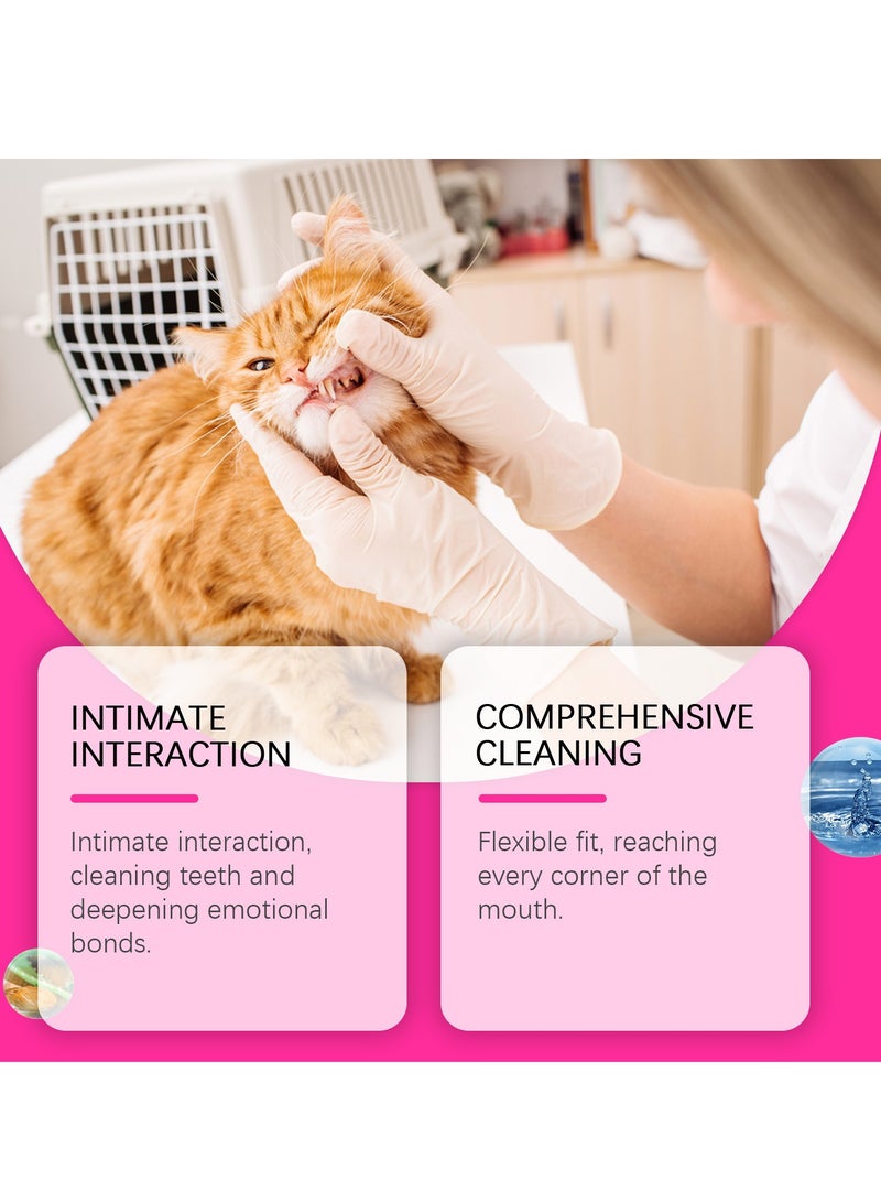 Generic Pet Gentle Teeth Wipes, Cat  Dog Dental Care Finger Wipes, Natural and Safe for Removing Dirt Crust and Discharge, Hypoallergenic (50pcs)  - Image 5
