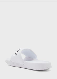 LACOSTE Slides Croco 1.0 Single Strap Flip Flops  - Image 2
