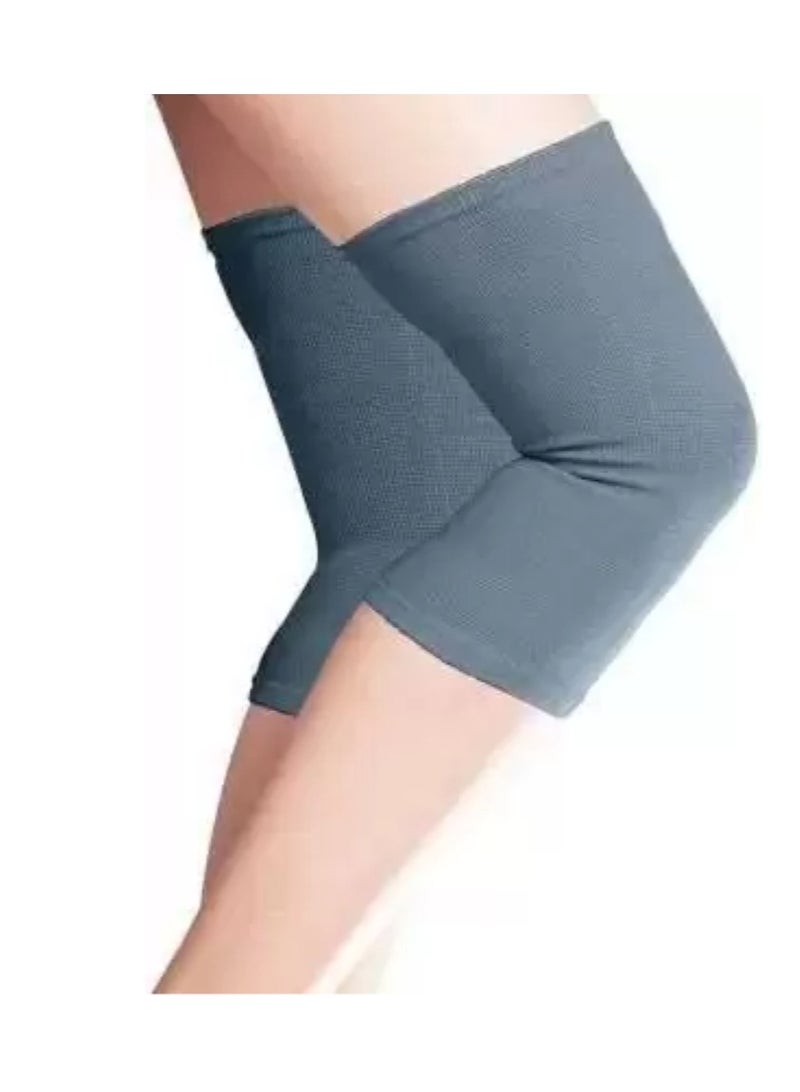 SuperOrtho Elastic Knee Support For Free movement of Knee Color Grey - Image 2