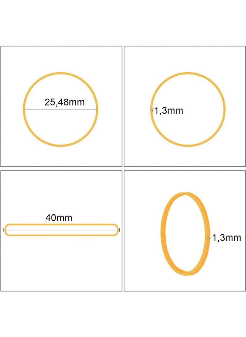 Ekoset 6 Color Package Packing Money Elastic 40 mm 1000 Pieces  - Image 3