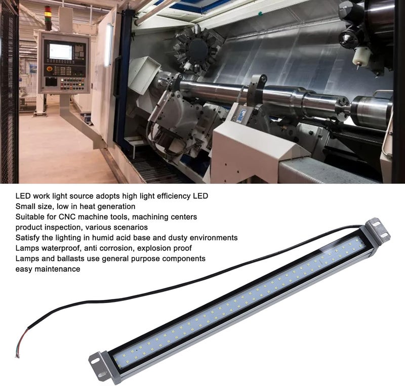 Explosion Proof Machine Tube Light IP67 Water Proof, 15W Aluminum Alloy Work Light, Low Heat Emission for CNC Machining Centers Industrial Equipment Lighting - Image 3