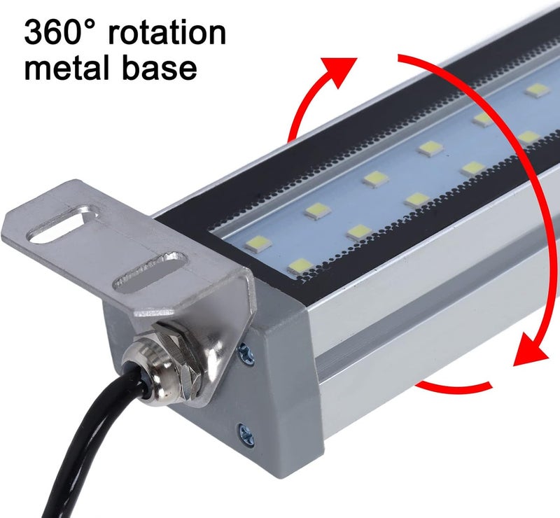 Explosion Proof Machine Tube Light IP67 Water Proof, 15W Aluminum Alloy Work Light, Low Heat Emission for CNC Machining Centers Industrial Equipment Lighting - Image 4