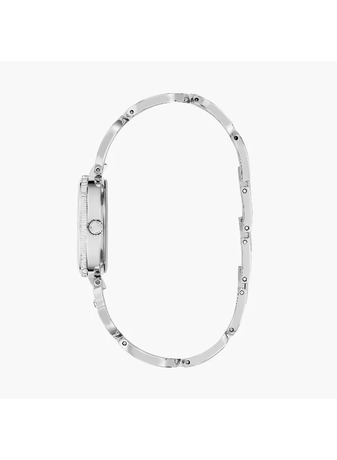 جس Silver Analog Watch for Women
