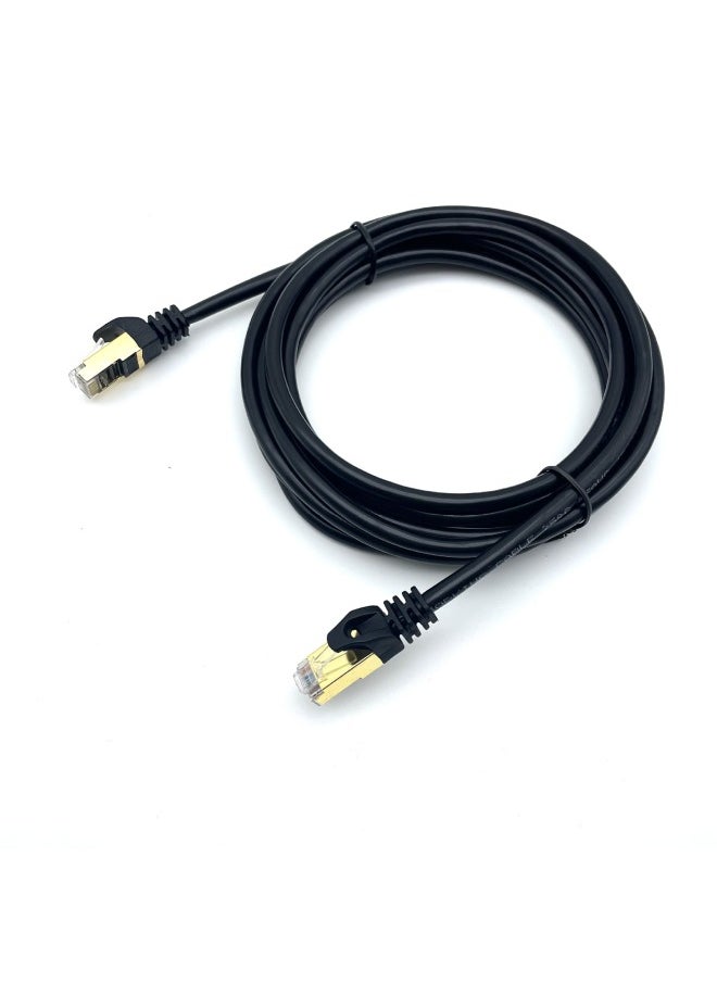 Generic Network Cable Household Super 6 Class 6 Gigabit High-speed 7 Class 10 Gigabit Router Computer Broadband 5 Class Network Cable 10 Meters-Color:Seven Types Of Double Shielding Network Cable Copper-Line Length:3m  - Image 1