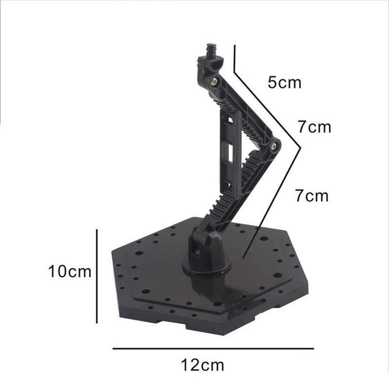 Bioristar HG RG Hobby Action Base Model Stand Hobby Display Stand Pack of 2 (1/144 Scale) (2pcs Black) - Image 3