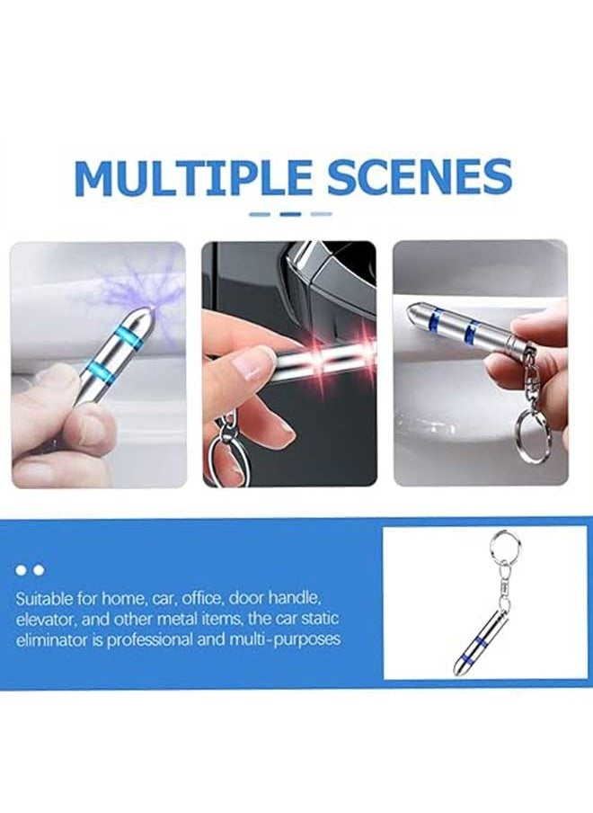 Ocean - Car Static Eliminator,Chromium Plated Alloy Material, Can Quickly Dissipate Electricity, Must-Have In Winter, Allowing You To Get Rid Of Static Electricity,Keychain Design Can Be Used As A Decoration - Image 1