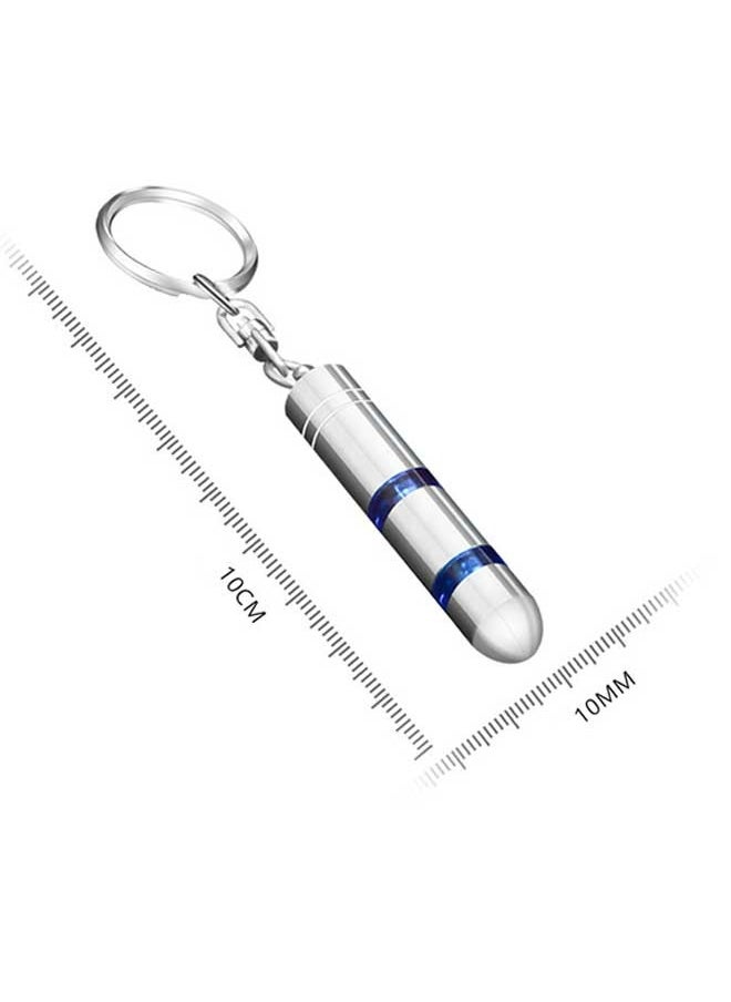Ocean - Car Static Eliminator,Chromium Plated Alloy Material, Can Quickly Dissipate Electricity, Must-Have In Winter, Allowing You To Get Rid Of Static Electricity,Keychain Design Can Be Used As A Decoration - Image 1