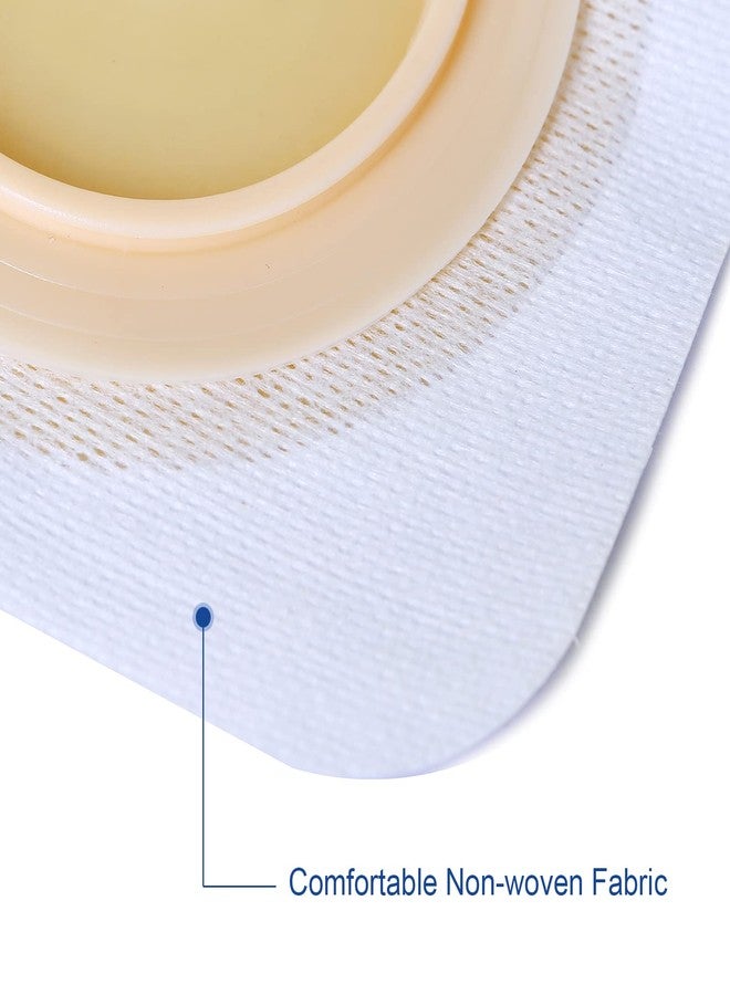 OSTUPMED 5PCS Adhesive Stoma Skin Barriers for Two Piece Ostomy Drainable Pouches Cut to Fit 3/4"-2", Ostomy Wafer Supply for Colostomy Ileostomy Stoma Care - Image 5