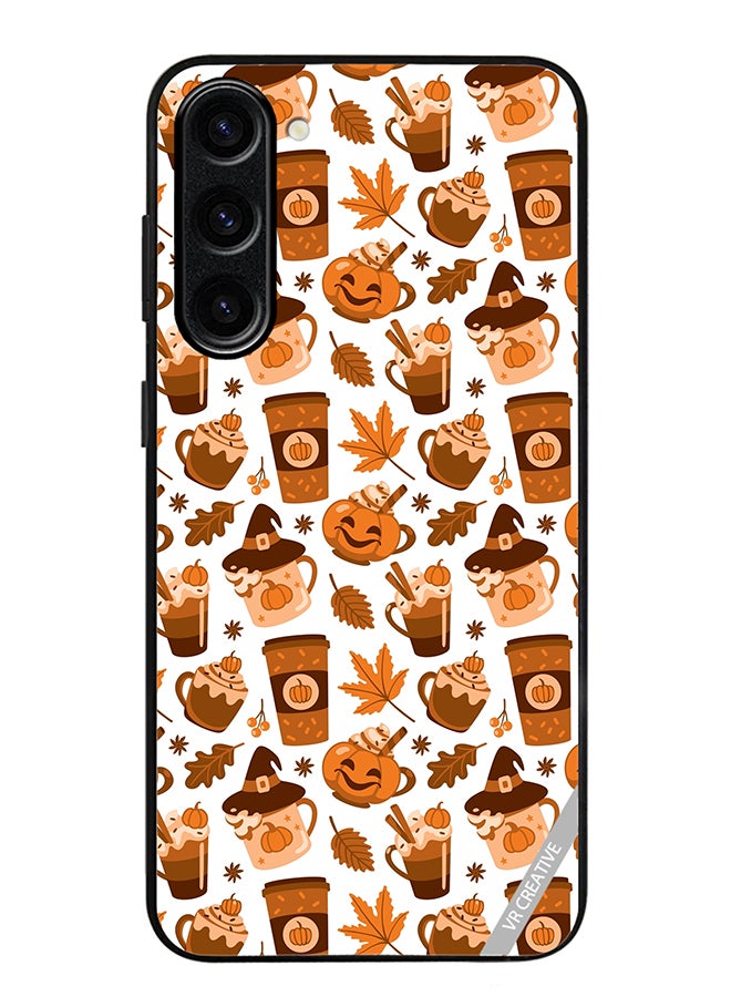 VR CREATIVE Protective Case Cover For Samsung Galaxy S24 Plus Coffee Of Different Type Cozy Print Autumn Mood Design Multicolour - Image 1