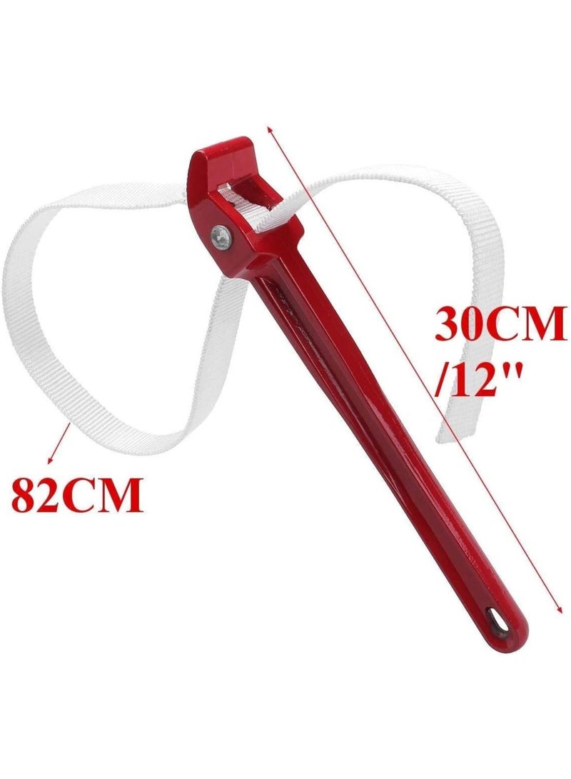 GGOOT spanners Tool Set Hand Tool Kit Strap Wrench 32 Inch Length Non-Marring Nylon Belt 12 Inch 30cm Handle Hardware Tool Kits Tool Set Hand Tool Kit  - Image 2