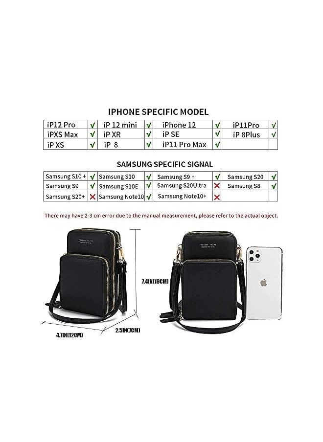 ZUOMIDIE Lightweight Crossbody Phone Bag for Women, Small Shoulder Bag Cell Phone Wallet Purses and Handbags with 14 Credit Card Slots  - Image 5