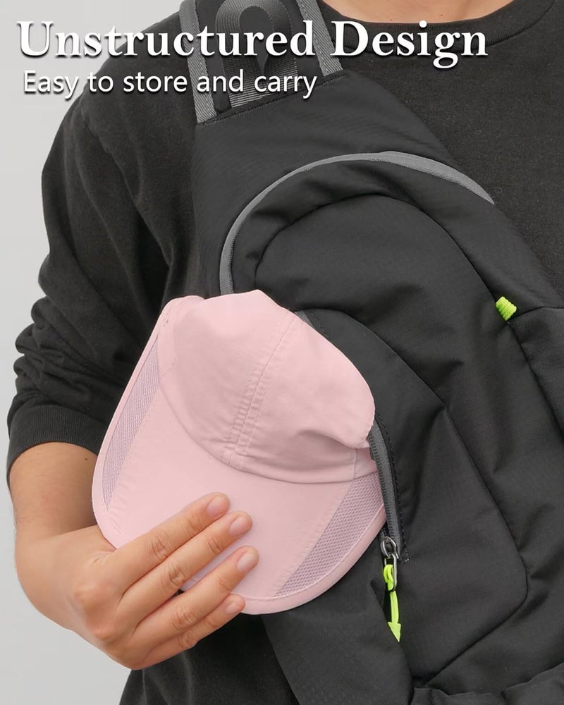 GADIEMKENSD Unstructured Quick Dry Sports Cap Outdoor Sun Protective Unisex - Image 4