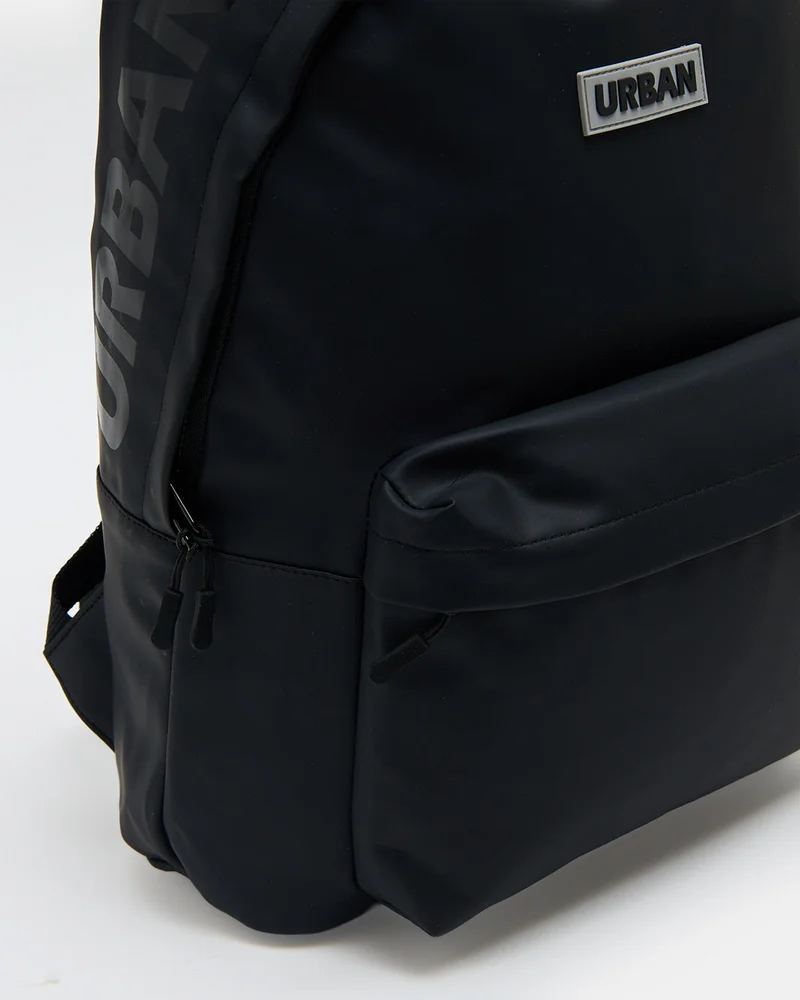 Redtag Men Black Backpack 16 Inches