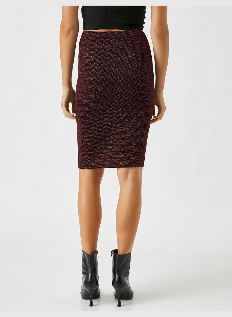 KOTON Patterned Skirt